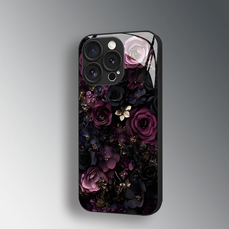 Dark Night Rose Hard Case for iPhone