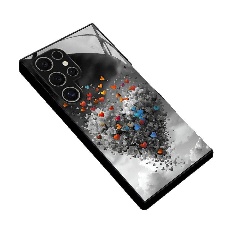 Colorful Heart Cloudy Hard Case for Samsung