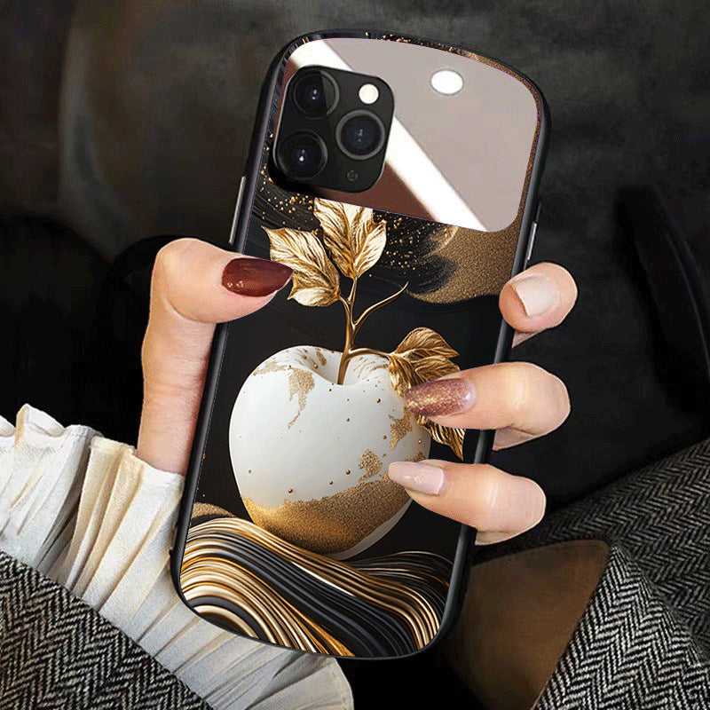 Makeup Mirror Oval Hard Case for iPhone
