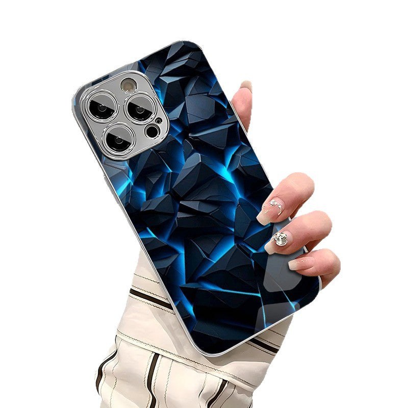 Blue Light Flow Hard Case for iPhone