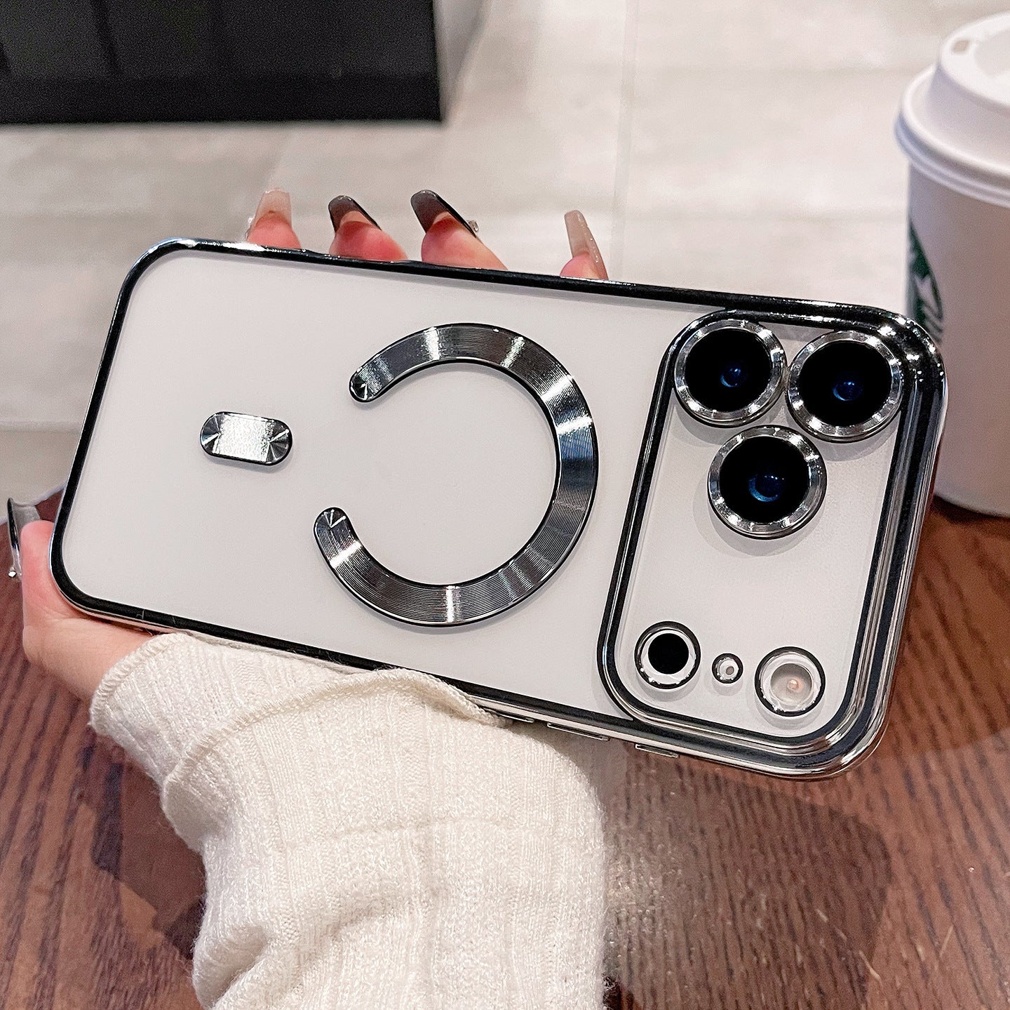 Lens Protection Plating Soft Case for iPhone