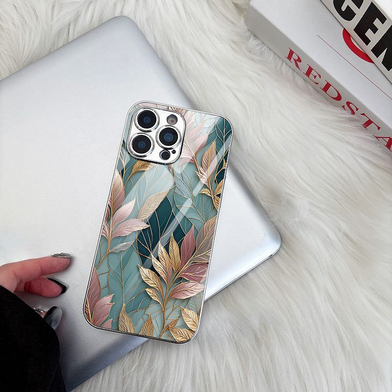 Golden Branch Design Hard Case for iPhone