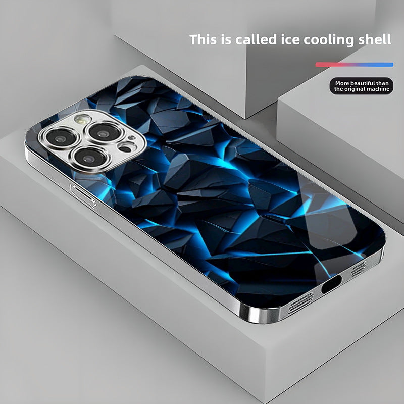 Blue Light Flow Hard Case for iPhone