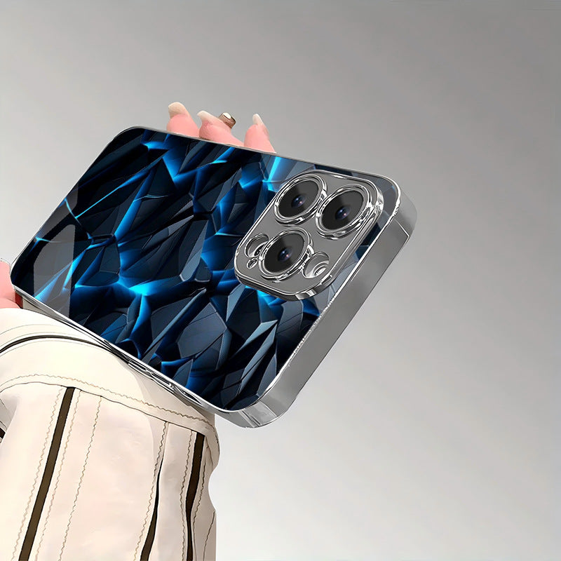 Blue Light Flow Hard Case for iPhone