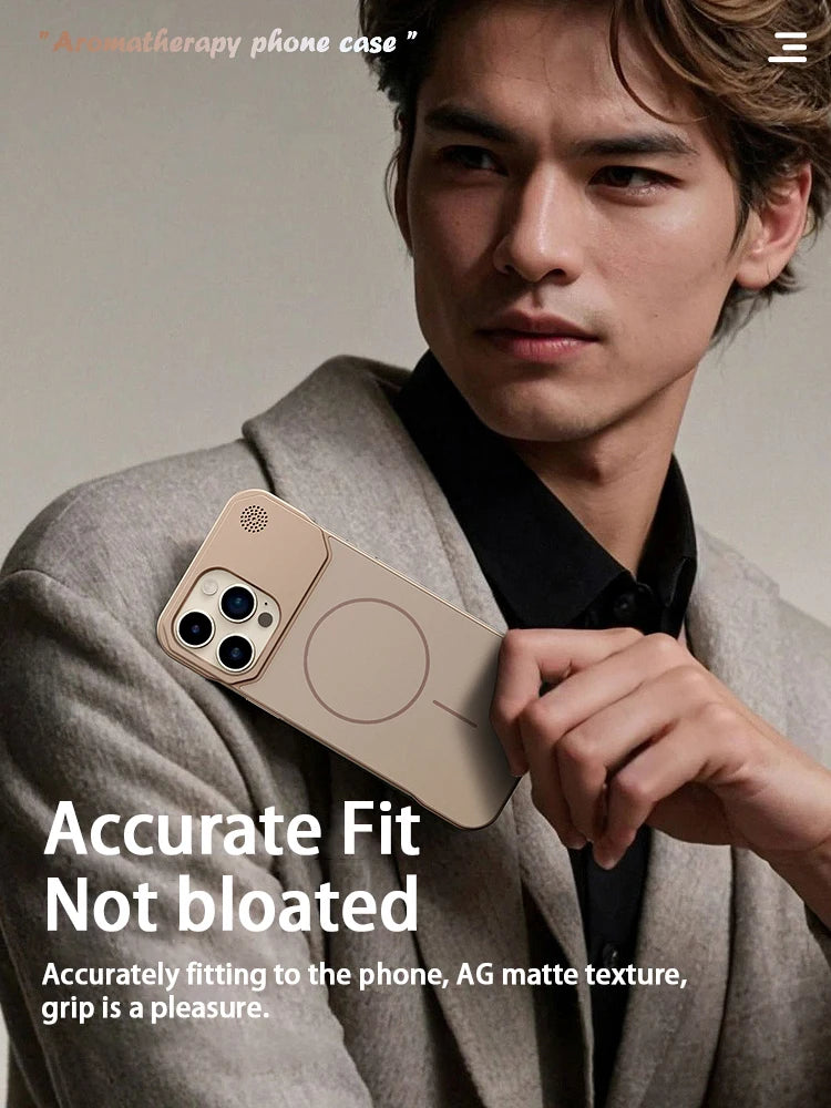 Matte Frameless Aromatherapy Case For iPhone