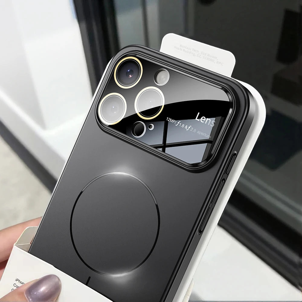 Large Window PC Hard Case for iPhone