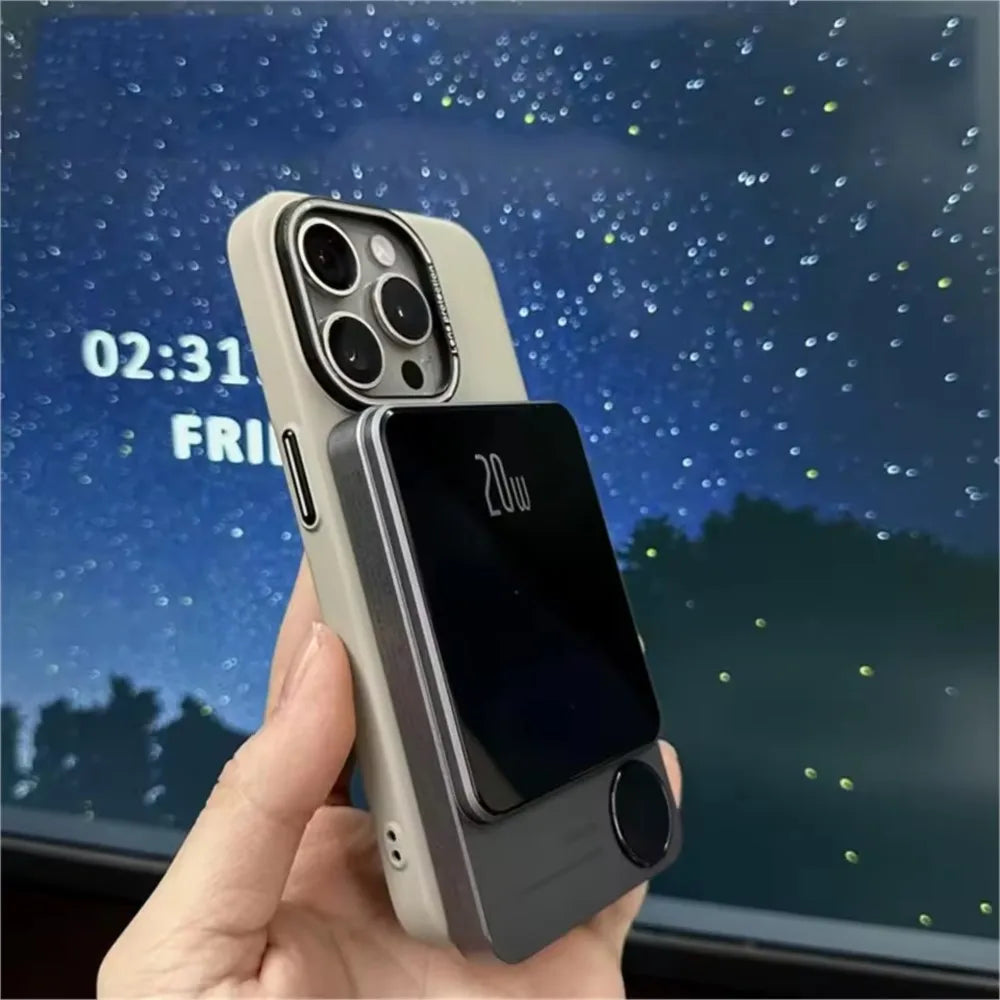 Lens Protection Matte Magnetic Case for iPhone
