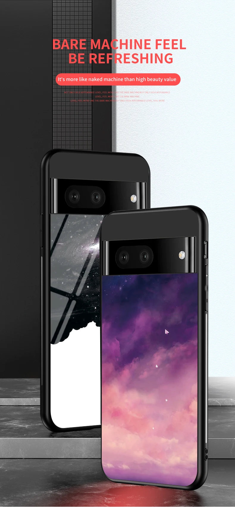 Starry Sky Tempered Case For Google