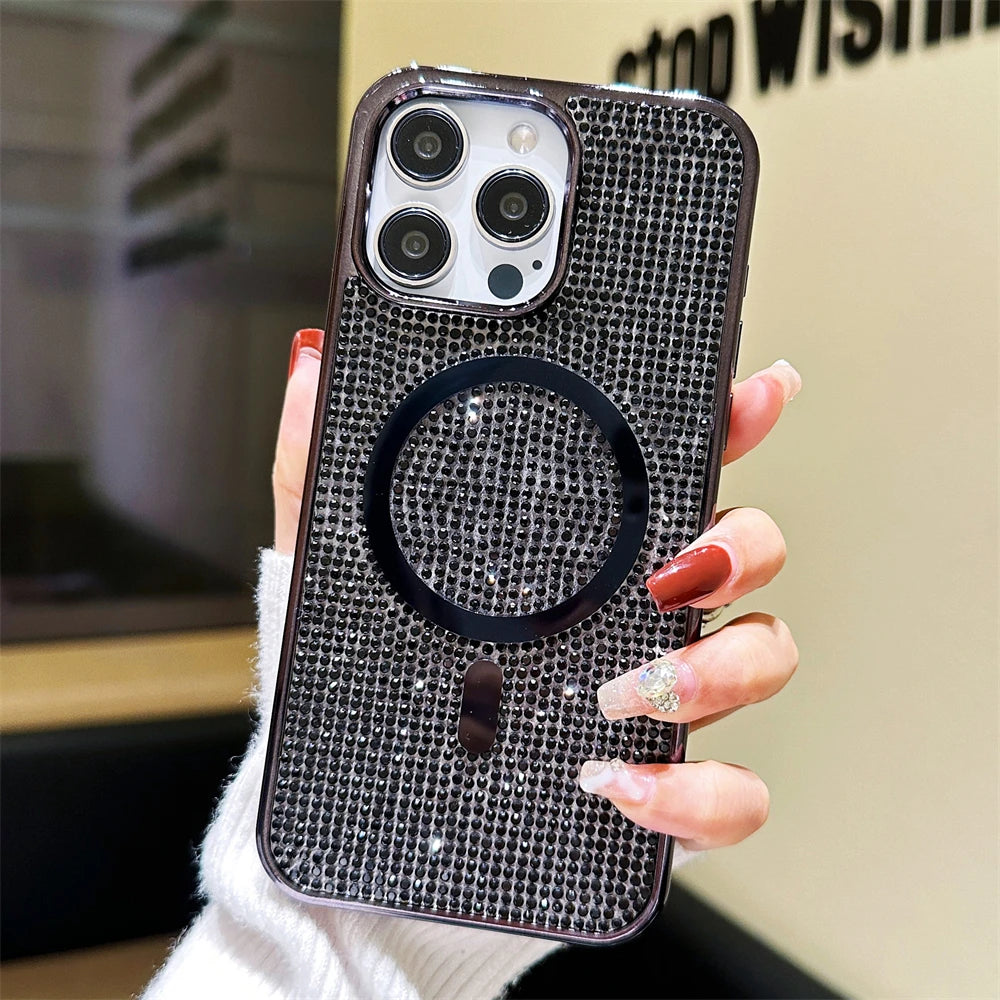 Glitter Shockproof Soft Case For iPhone