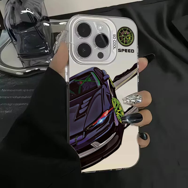Car Print Anti-Drop Case For iPhone