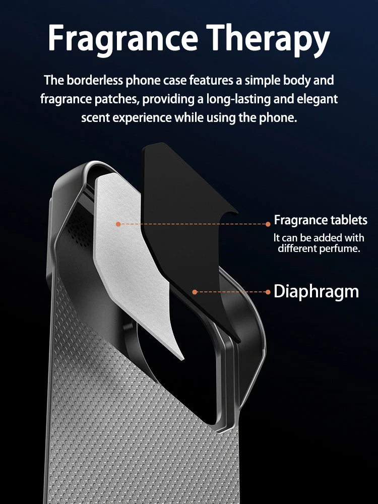 Matte Frameless Aromatherapy Case For iPhone