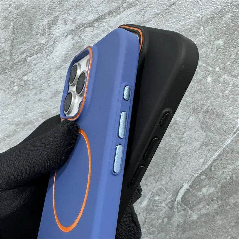 Lanyard Matte Hard Bumper Case For iPhone