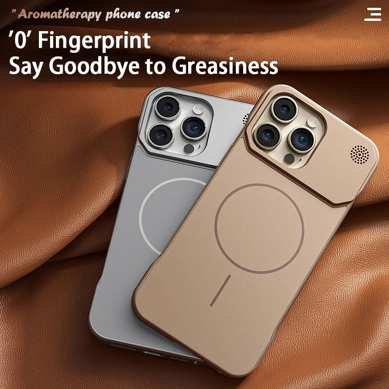 Matte Frameless Aromatherapy Case For iPhone