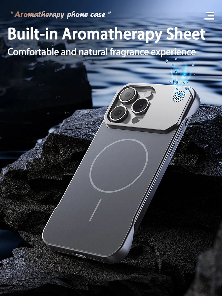 Matte Frameless Aromatherapy Case For iPhone