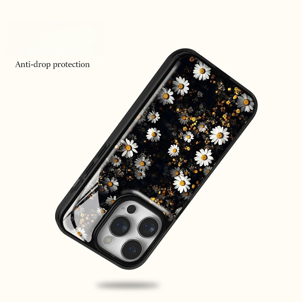 Daisy Drip Glue Shockproof Case for iPhone