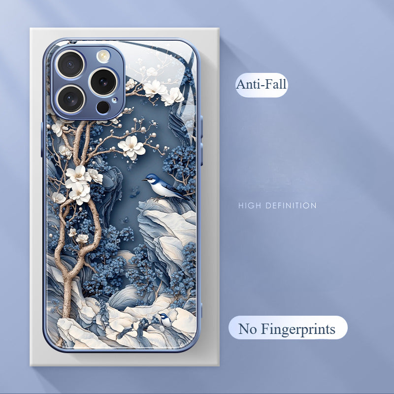 Nature's Birds and Flowers Case For iPhone