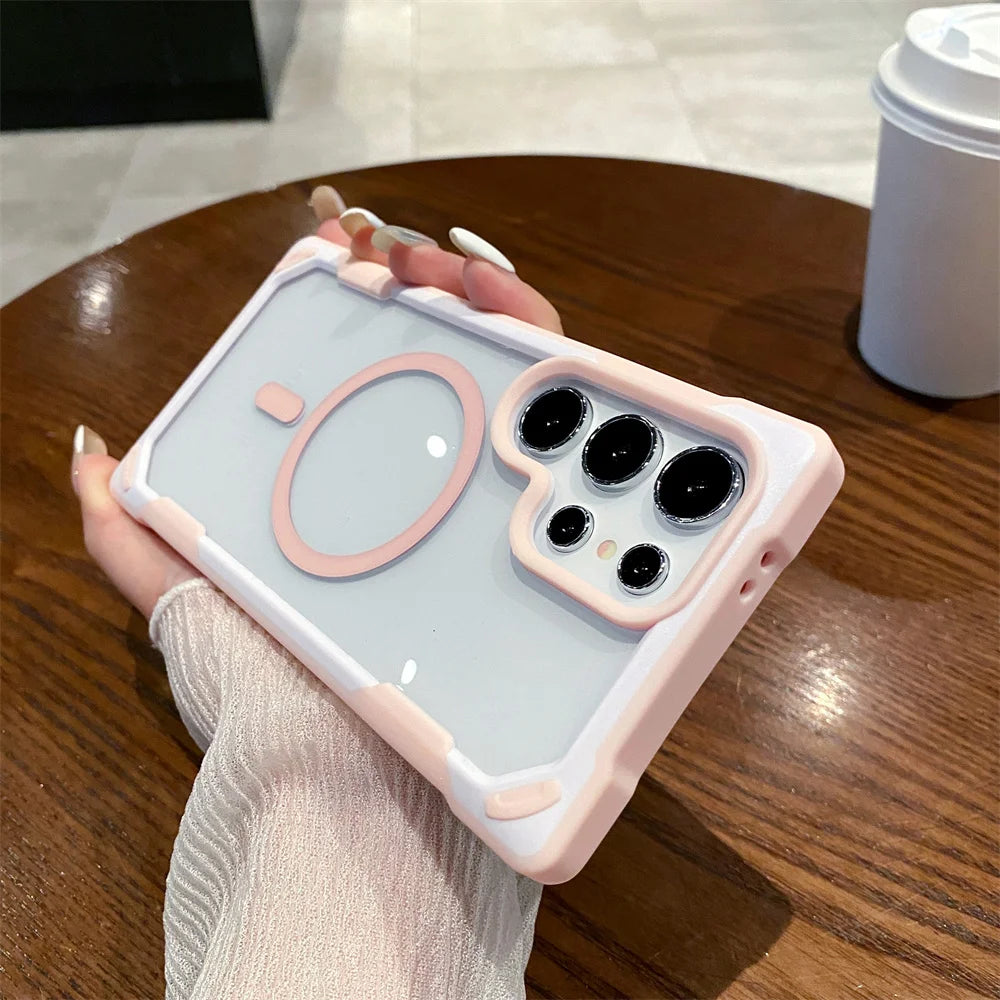 Shockproof Transparent Case for Samsung