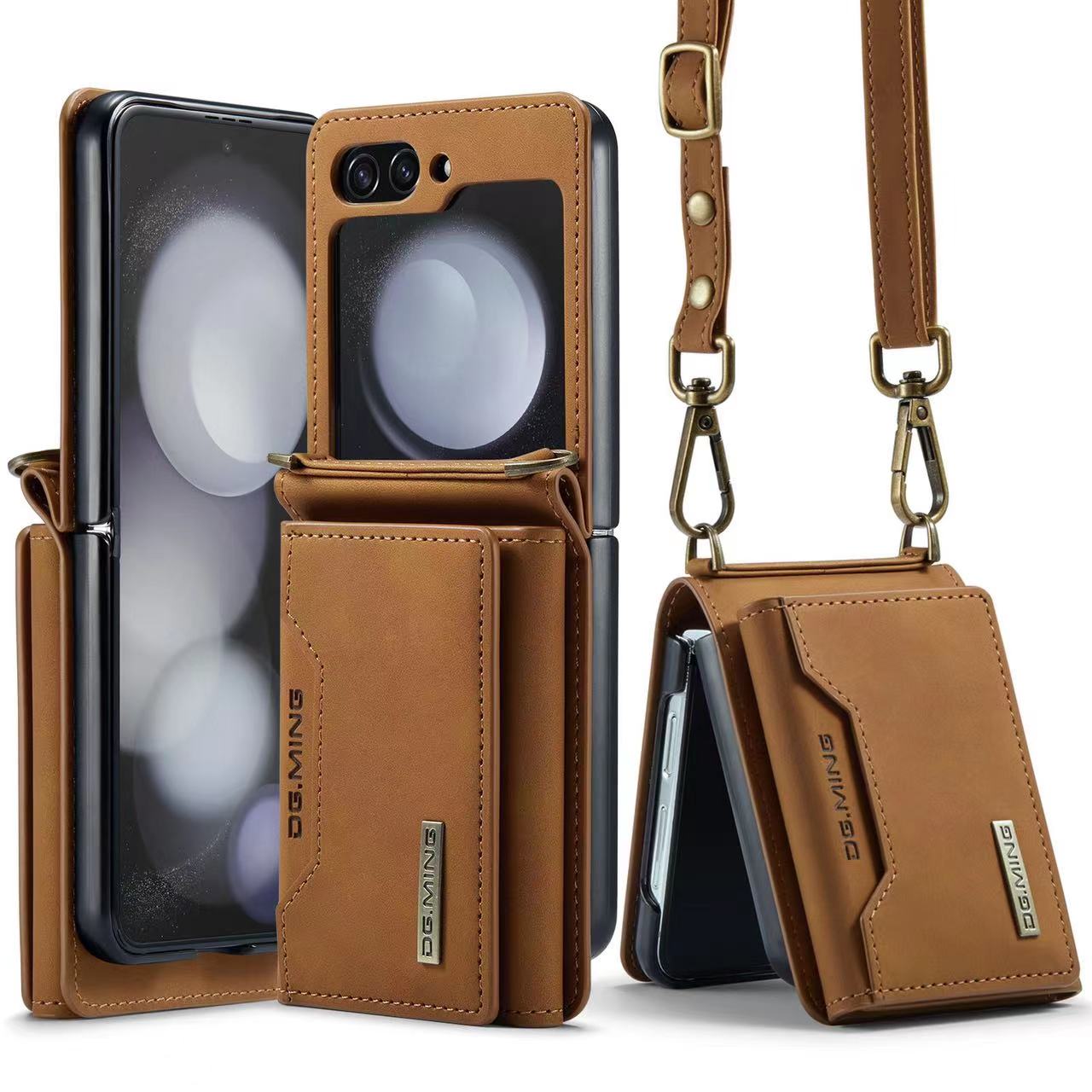 2 in 1 Detachable Leather Wallet Case For Samsung Galaxy