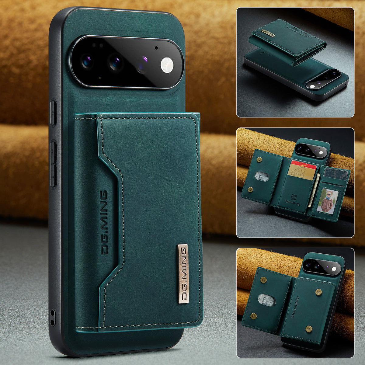 2 in 1 Detachable Leather Wallet Case for Google Pixel