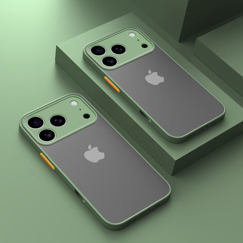 Shockproof Matte Hard Case For iPhone