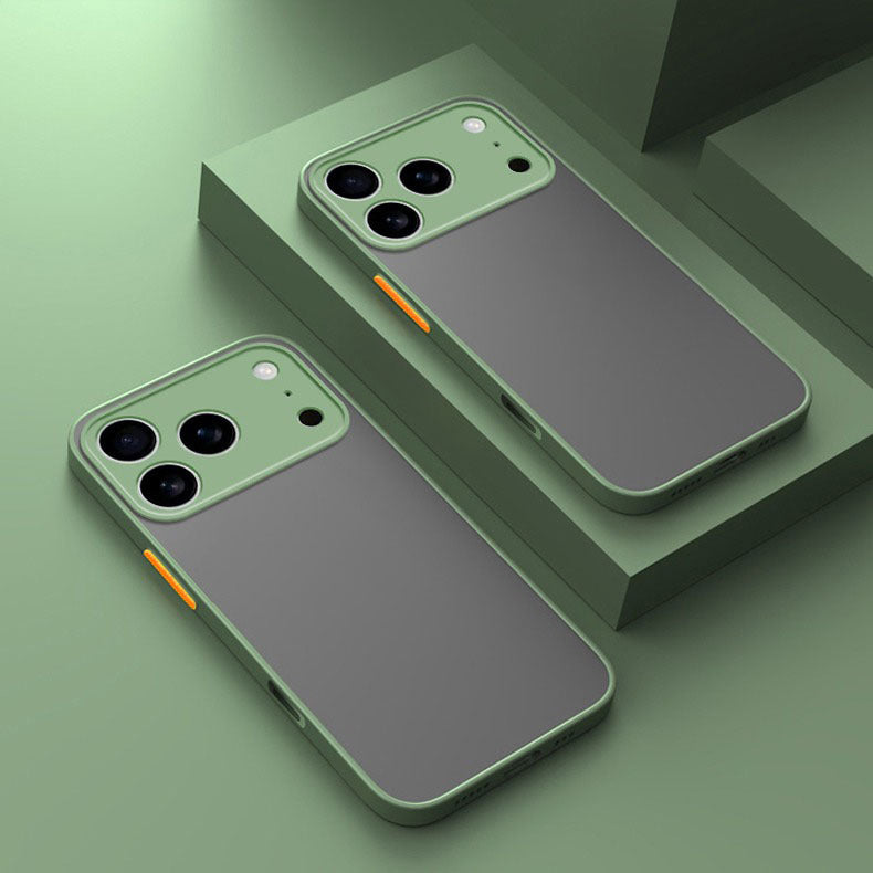 Shockproof Matte Hard Case For iPhone