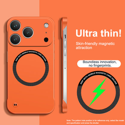Magnetic Frameless Hard Case For iPhone