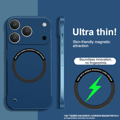 Magnetic Frameless Hard Case For iPhone