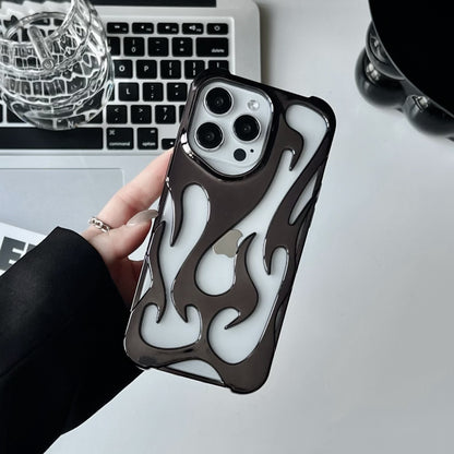 Fire Hollow Breathable Soft Case For iPhone