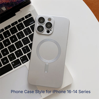 Metallic Paint Soft Case For iPhone