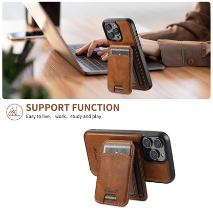2 in 1 Detachable Magnetic Wallet Case For iPhone