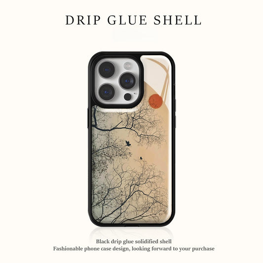 Sunset Birds Shockproof Case for iPhone