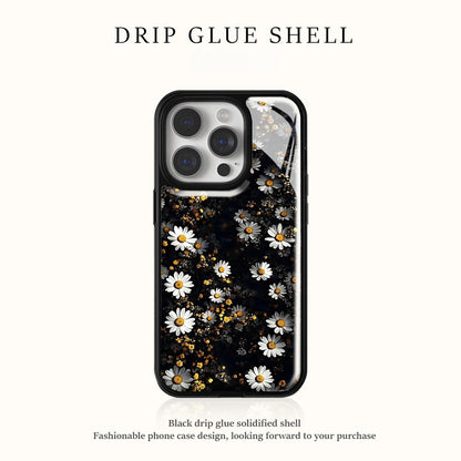 Daisy Drip Glue Shockproof Case for iPhone