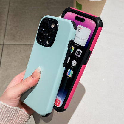 Candy Color Shockproof Soft Case For iPhone