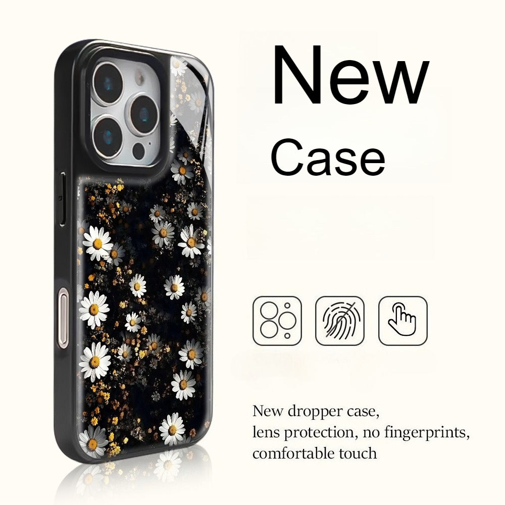 Daisy Drip Glue Shockproof Case for iPhone