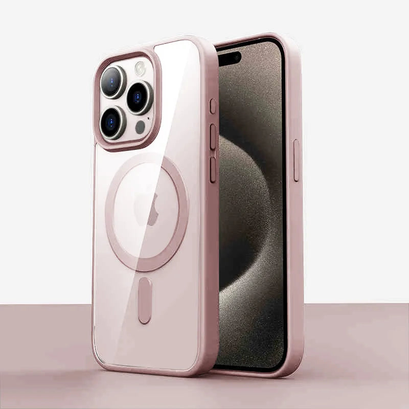 Acrylic Transparent Lens Protect Case For iPhone