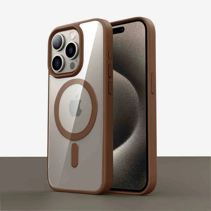 Acrylic Transparent Lens Protect Case For iPhone