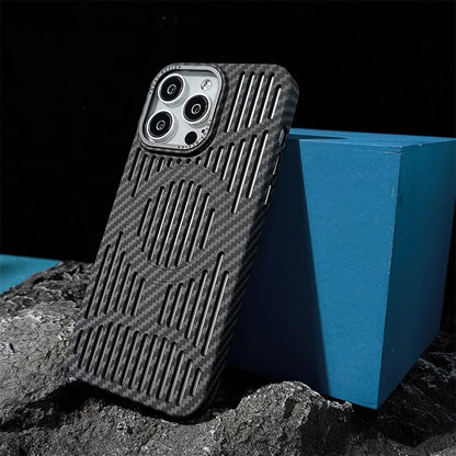 Carbon Fiber Heat Dissipation Case For iPhone