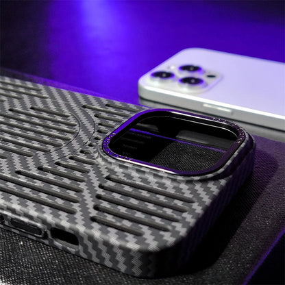 Carbon Fiber Heat Dissipation Case For iPhone