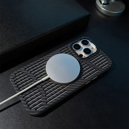 Carbon Fiber Heat Dissipation Case For iPhone