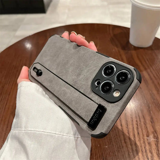 Wrist Strap Shockproof Soft Case For iPhone