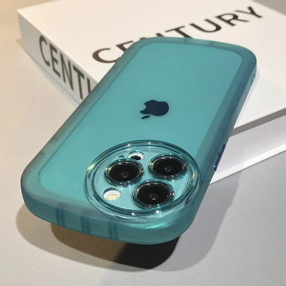 Circle Camera Protection Clear Case For iPhone