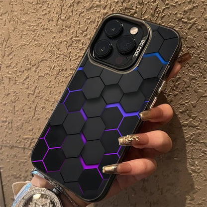 Fashion Honeycomb PC Case For iPhone