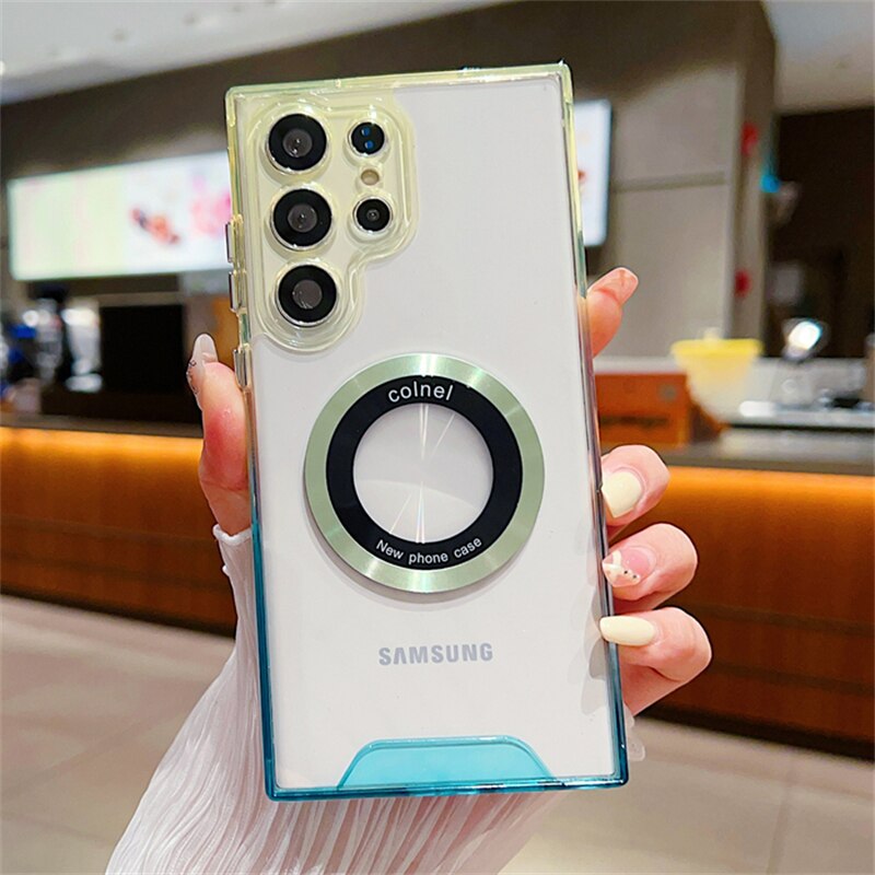 Gradient Clear Acrylic Case For Samsung Galaxy