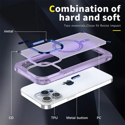 Matte Shockproof Clear Case for iPhone