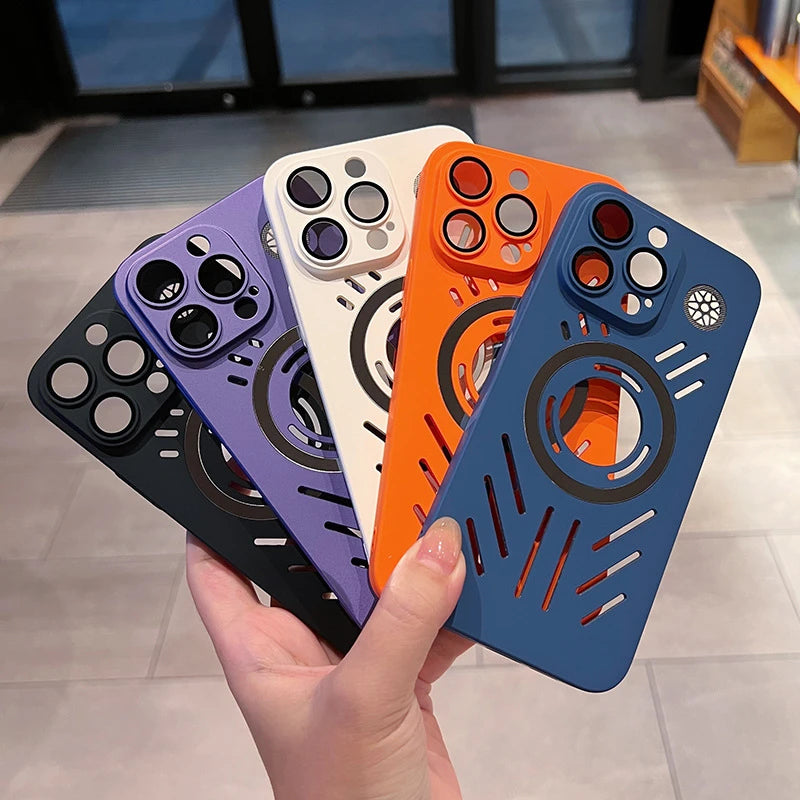 Lens Protective Frosted Cutout Case For iPhone