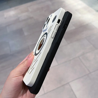Lens Protective Frosted Cutout Case For iPhone