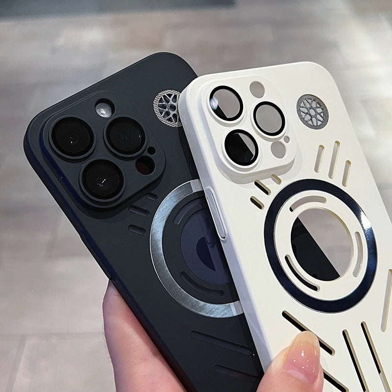 Lens Protective Frosted Cutout Case For iPhone