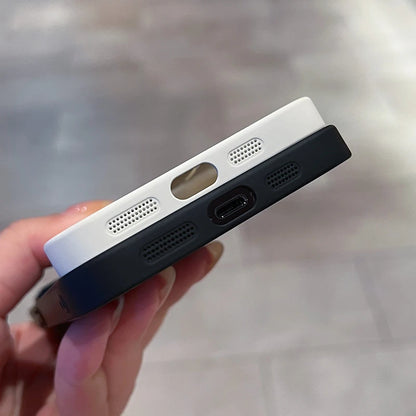Lens Protective Frosted Cutout Case For iPhone