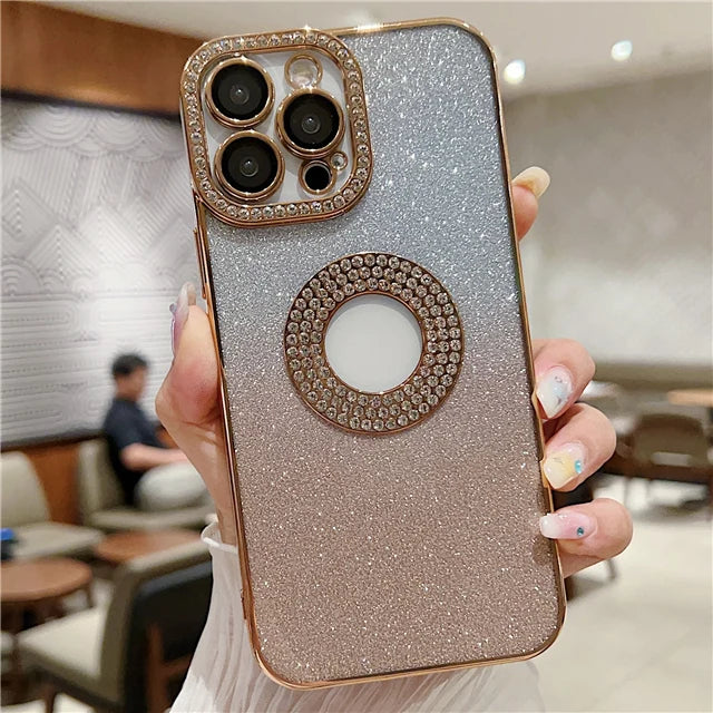 Plating Gradual Flash Case For iPhone