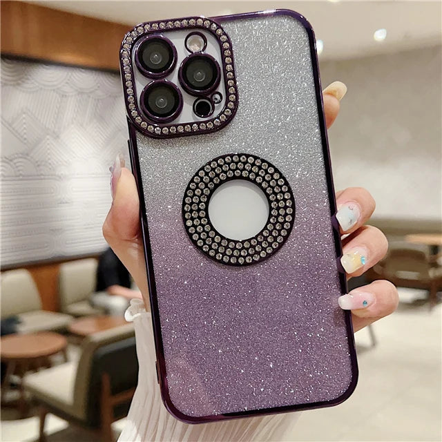 Plating Gradual Flash Case For iPhone